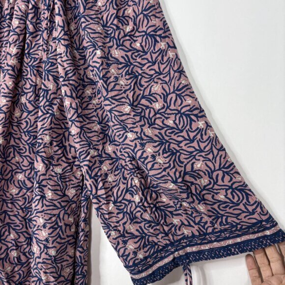 Natalie Martin Jessica Silk Off-the-Shoulder Boho Tent Dress Medium #9924 - Picture 5 of 12